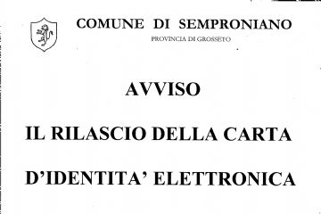 Avviso temporanea sospensione rilascio Carte Identità Elettroniche